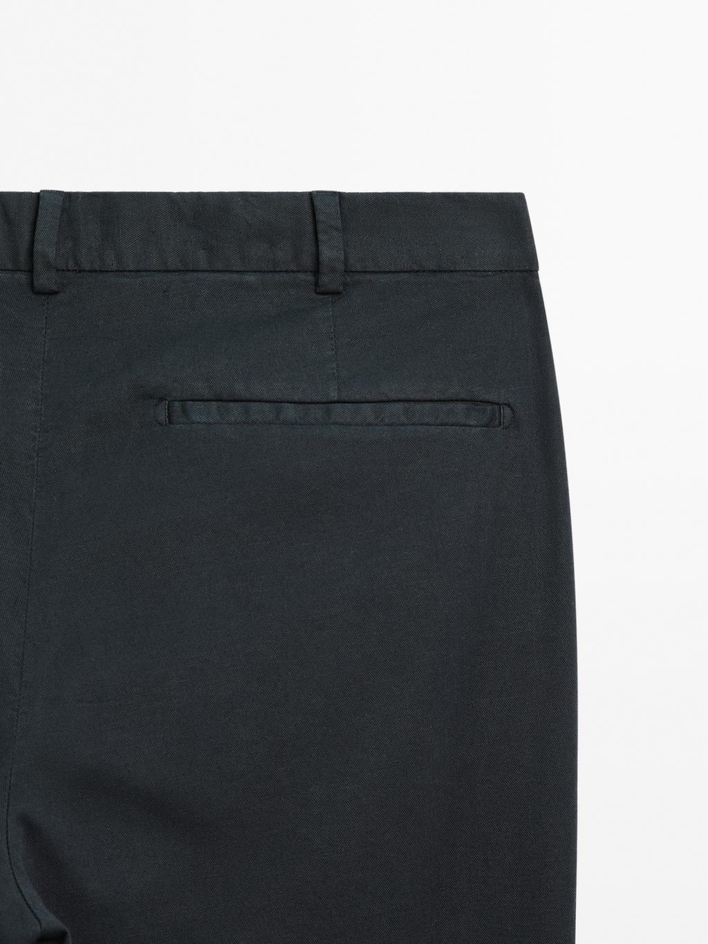 Slim fit trousers