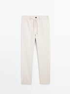 Cotton blend joggers