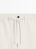 Cotton blend joggers