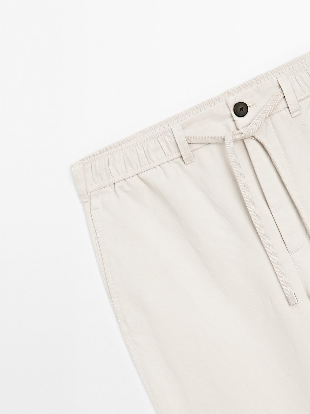 Cotton blend joggers