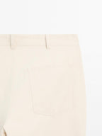 Tapered fit trousers