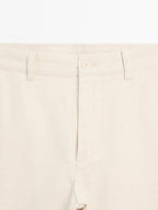 Tapered fit trousers