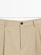 Relaxed-fit trousers with dart detail