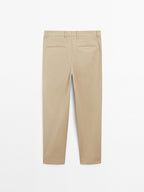Relaxed-fit trousers with dart detail