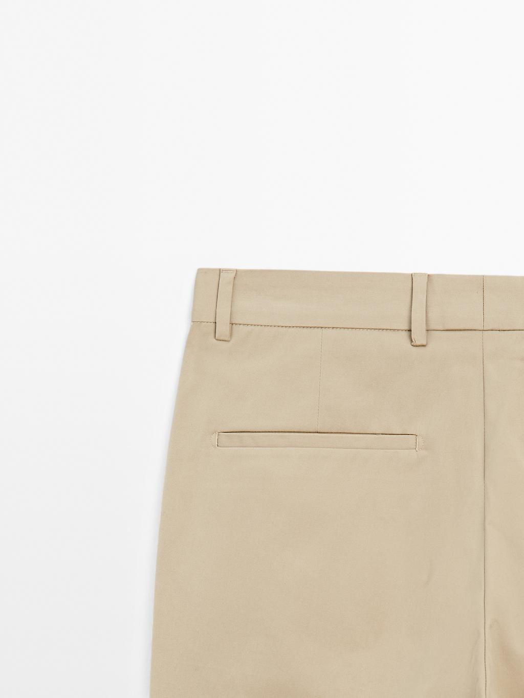 Relaxed-fit trousers with dart detail