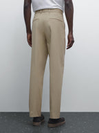 Relaxed-fit trousers with dart detail