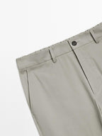 Cotton blend semi joggers