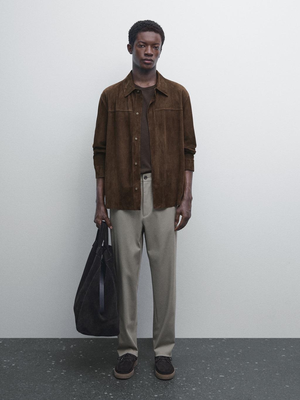 Cotton blend semi joggers