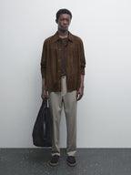 Cotton blend semi joggers