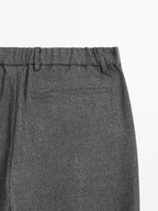 Jogger fit trousers with textured detail