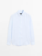 100% linen regular fit shirt