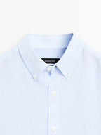 100% linen regular fit shirt