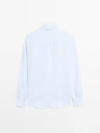 100% linen regular fit shirt