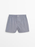 Gingham mini boxers