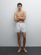 Plain 100% cotton boxers