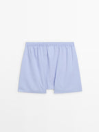 Plain poplin boxers