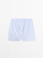 100% cotton striped boxers