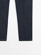 Lightweight tapered fit jeans