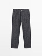 Lightweight relaxed fit jeans