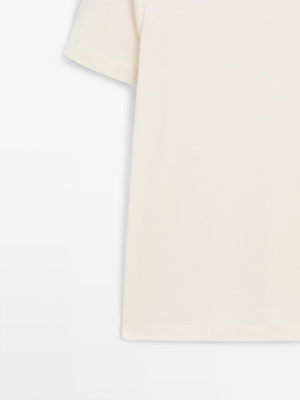 Short sleeve T-shirt with contrast seam detail