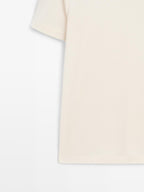 Short sleeve T-shirt with contrast seam detail
