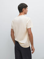 Short sleeve T-shirt with contrast seam detail