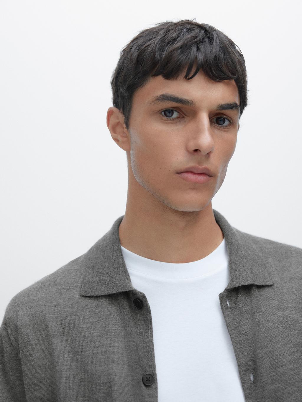 100% cashmere knit cardigan