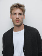 100% cashmere V-neck cardigan