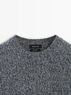 100% cashmere crew neck sweater