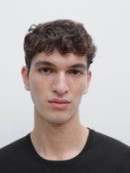 Cotton blend knit T-shirt