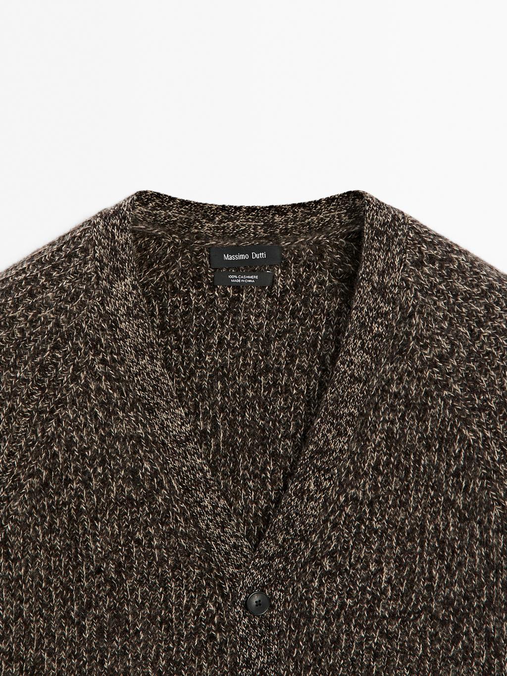 100% cashmere cardigan