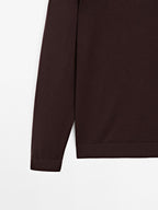 100% merino wool knit sweater