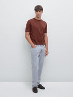 Short sleeve knit T-shirt