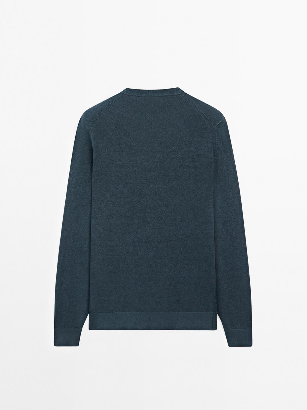 100% linen knit sweater