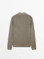 100% cotton knit cardigan