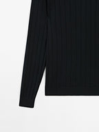 Long sleeve polo sweater