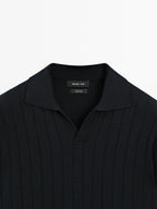 Long sleeve polo sweater