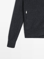 Cardigan with zip pockets and contrast detail