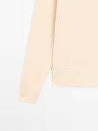 100% wool V-neck knit cardigan