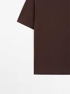 Short sleeve cotton blend T-shirt