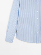 Regular fit shirt with striped detail