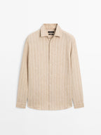 Regular fit double-stripe shirt