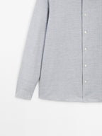 Regular fit flecked shirt