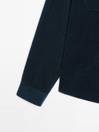 Corduroy overshirt with pockets