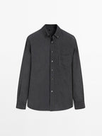 Regular fit flowing shirt