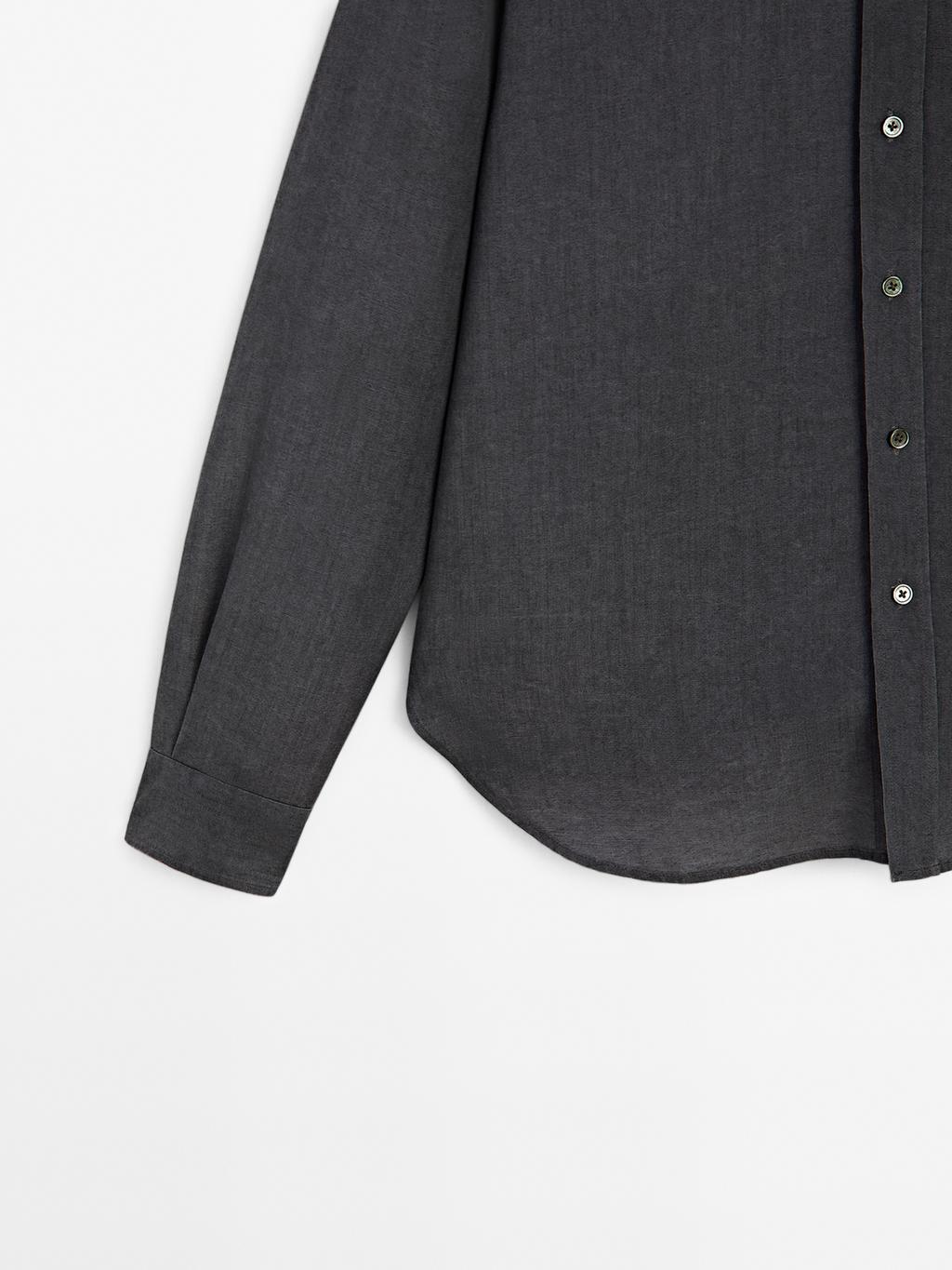 Regular fit flowing shirt