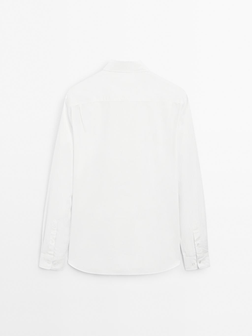 Regular fit poplin shirt