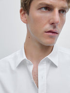 Regular fit poplin shirt