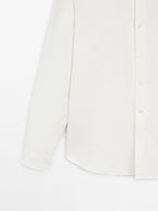 Regular fit linen blend shirt