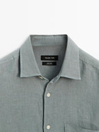 Regular fit shirt with pocket detail